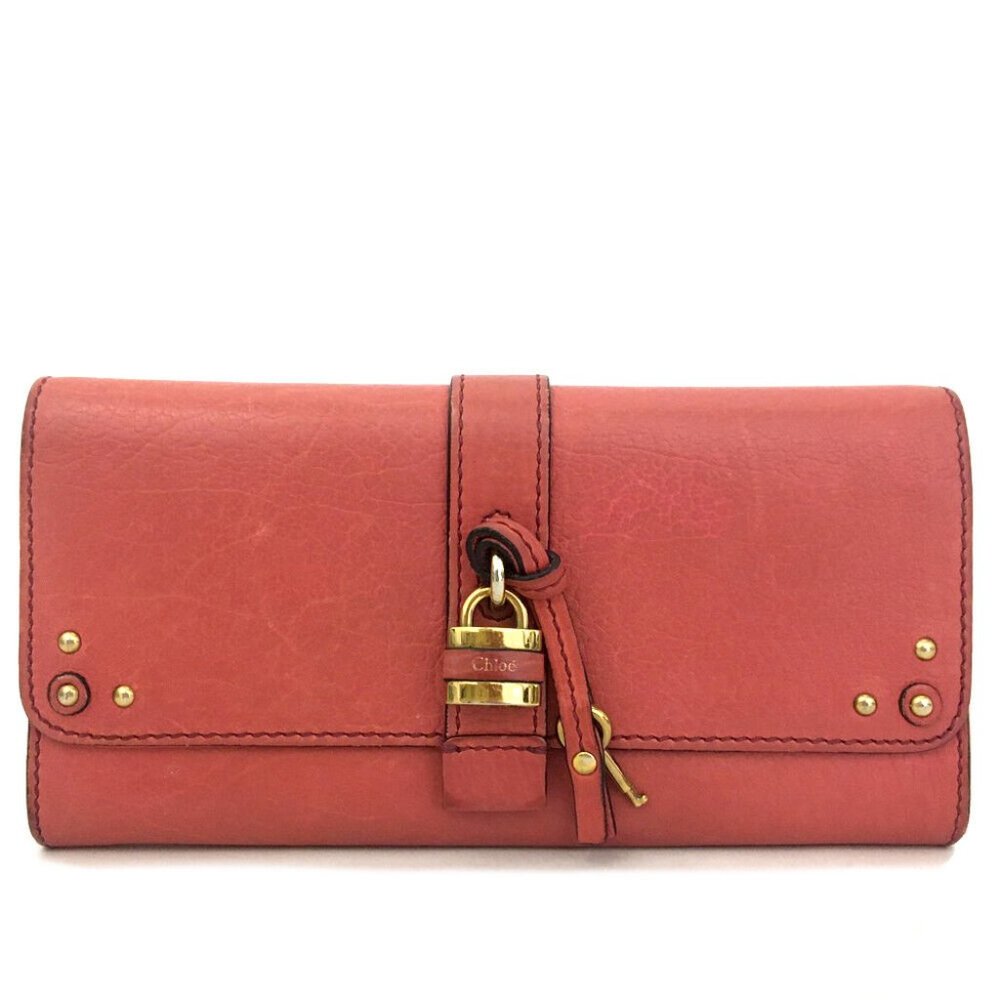 Chloe Paddington Leather Bifold Long Wallet
